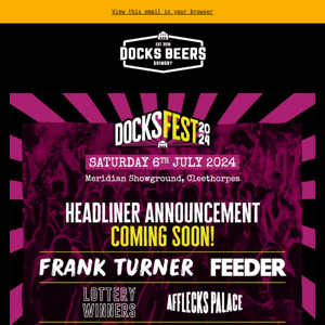 🤯DocksFest Lineup Revealed + Tickets On Sale Now!