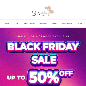 🚨 UP TO 50% OFF SITEWIDE BLACK FRIDAY SALE LIVE NOW!! 🔥