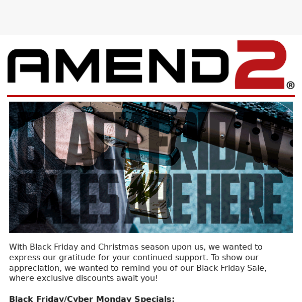 Black Friday Is Here, And So Are Our Deals!