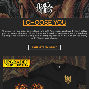 I choose you Hard Times Clothing