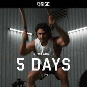 5 Days out Rise! 👀⏳ Discover all the new releases! 🔥