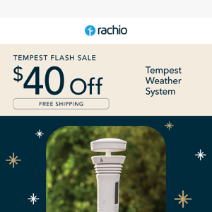 Give a Tempest weather station this holiday season ❄️