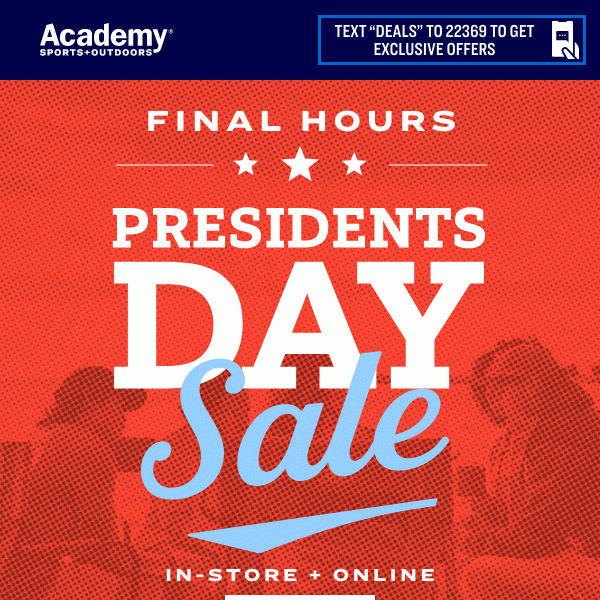 🚨 Final Hours for Presidents Day Savings!