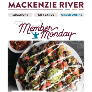 Half Price Appetizer - Member Monday Perks 💪🏻