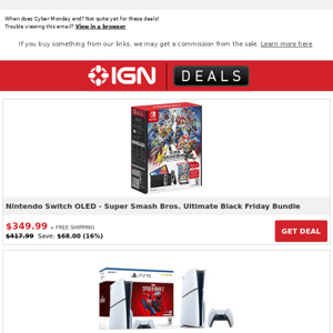 Nintendo Switch Cyber Monday Deals - IGN