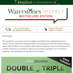 Your Waterstones Weekly: Bestsellers Edition