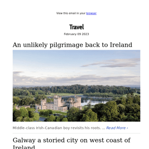An unlikely pilgrimage back to Ireland