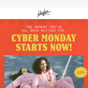 Just for you- CYBER MONDAY STARTS NOW