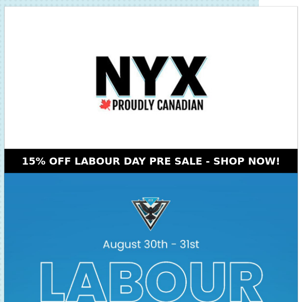 Labour Day Pre Sale