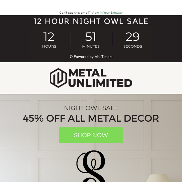 Night Owl Sale 🚨 12 HOURS ONLY!