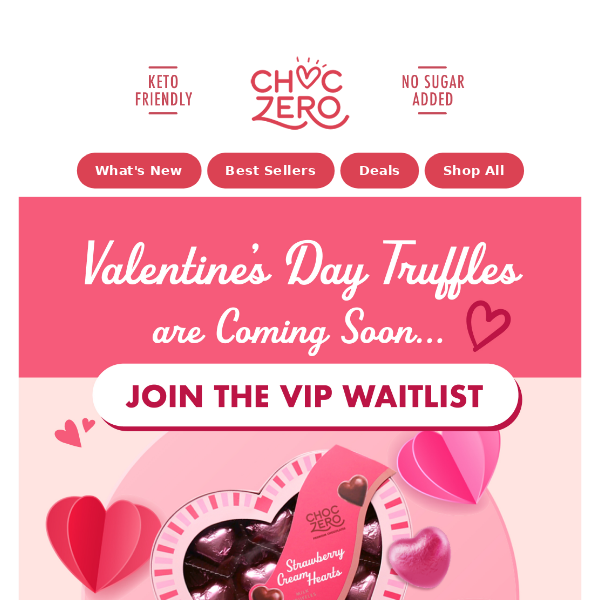 Valentine's Day is coming... join the wait list for treats 💞