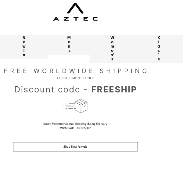 Free Worldwide Shipping - Discount Code Inside..