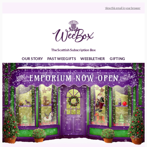 WeeBox Christmas Emporium - NOW OPEN! 🎅