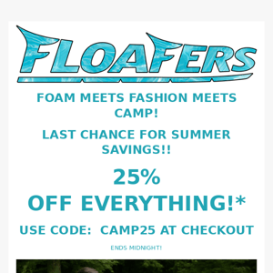 😱HOURS LEFT FOR 25% OFF EVERYTHING!