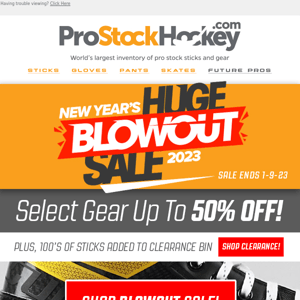 ✨New Year’s Huge Hockey Blowout Sale!✨