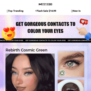 Get Gorgeous Contacts To Color Your Eyes!!🎨