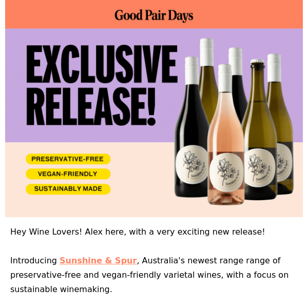 New Preservative-Free Wines 🍷