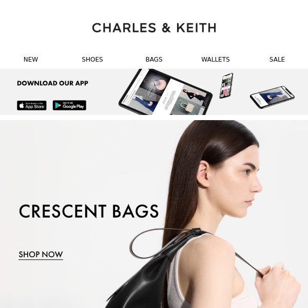   Trending Now : Crescent Bags​ 