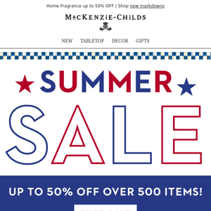 Stop and smell the savings – Summer Sale!