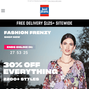 Fashion Frenzy! Shop 40% Off The Click List Before It's Too Late