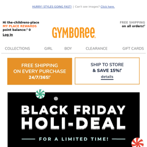 BLACK FRIDAY HOLI-DEAL: 60% OFF FALL SHOP! [2-DAYS ONLY]