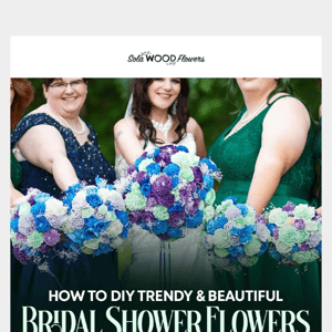 How To DIY Trendy & Beautiful Bridal Shower Flowers 💐