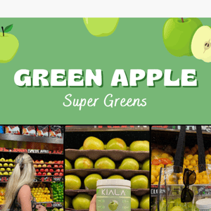 GREEN APPLE SUPER GREENS - NOW AVAILABLE 🍏