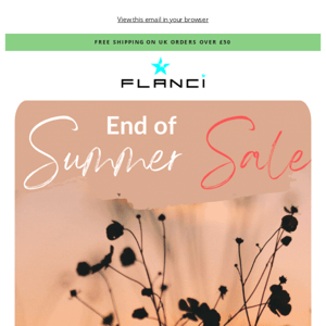 It's our END OF SUMMER SALE! ⭐⭐⭐⭐⭐