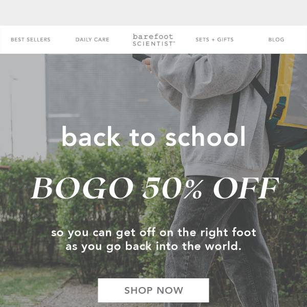 BOGO 50% Off - Back to School SALE🚨