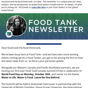 An Update From Food Tank