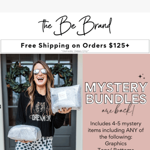 Mystery Bundles are back! Plus NEW Mini Be Bundles!