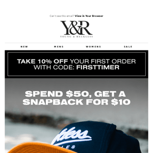 Hit ‘em up ONE MORE TIME - $10 Snapbacks today