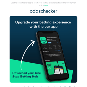 The oddschecker app is the only tool you need 📱