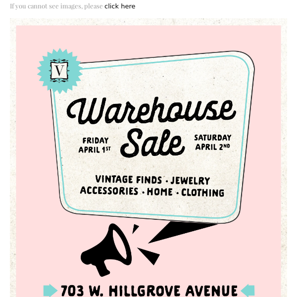 VC WAREHOUSE SALE 🚨