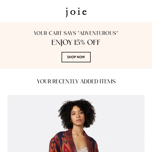 15% Off Your Effortlessly Stylish Cart