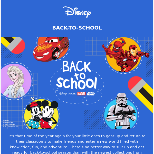 🎒 It’s Back-To-School Season with Disney! 💯