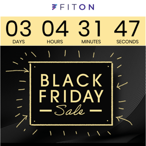 ⏰ YES! Black Friday sale starts now❗