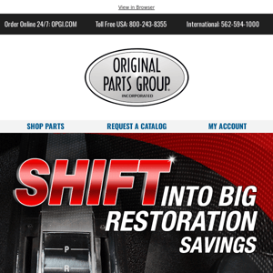 Savings Event on Restoration, Save Up to 15%!