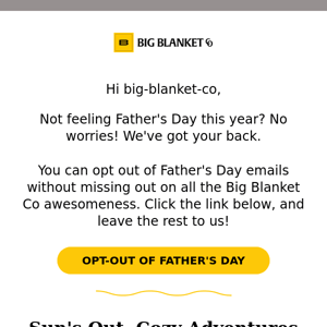 Dont want Father's Day emails?