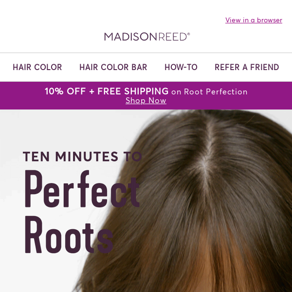 10% OFF + FREE SHIPPING on your new favorite hair color hack