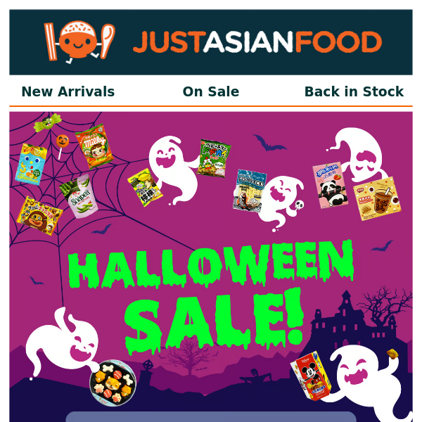Halloween Sale Starts Now! 🕸️