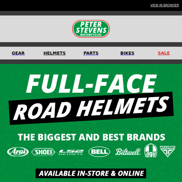 Supercharge your Full-Face Helmet Game HERE! - Shop Now!!