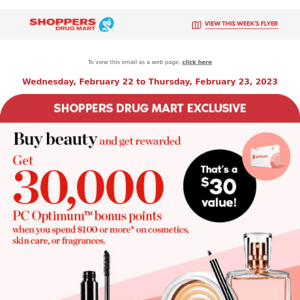 A beautiful event: Get 30,000 points 💄