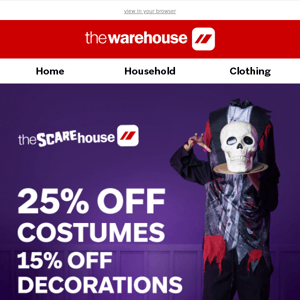 Spooky Halloween Deals & Weekly Bargains at The Warehouse 🎃