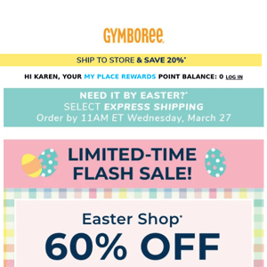 60% Off All Easter Styles Ending Soon⏰