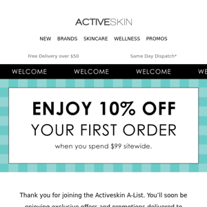 Woohoo! Enjoy 10% off 🎁