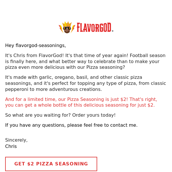 Celebrate Football with a Deliciously-Seasoned Treat 🍕