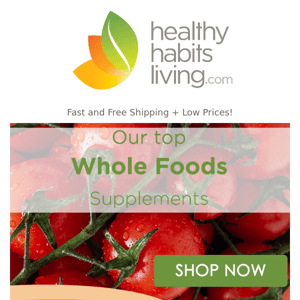Check out our top Whole Foods Supplements!