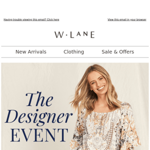 Up To 70% Off The Designer Event