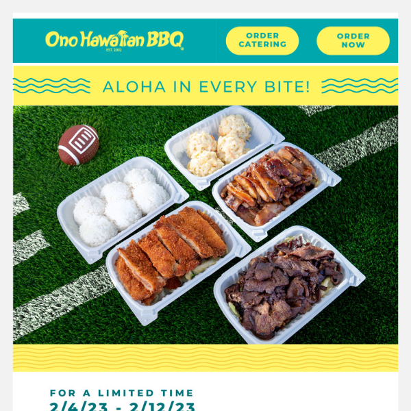 A Hawaiian Feastin' deal for Game Day